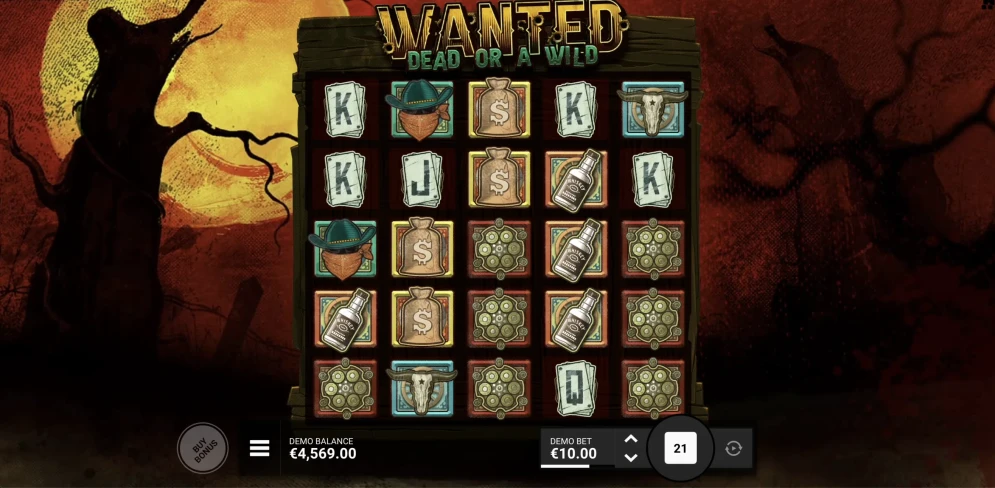 Wanted Dead Or A Wild Slot