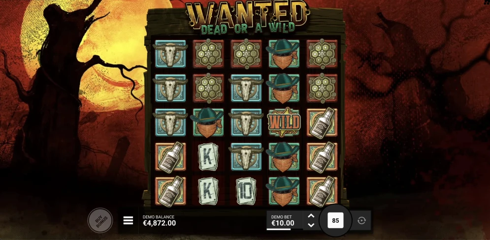 Wanted Dead Or A Wild Slot