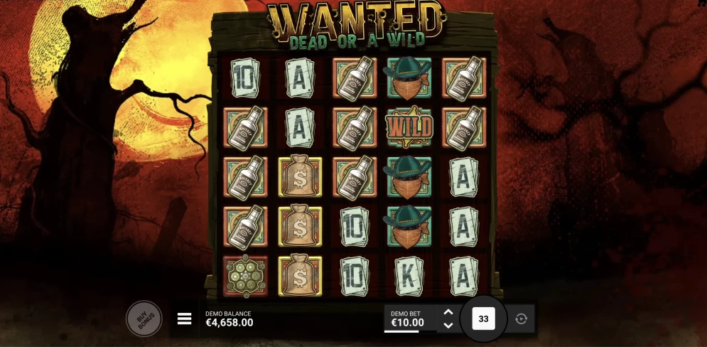 Wanted Dead Or A Wild Slot