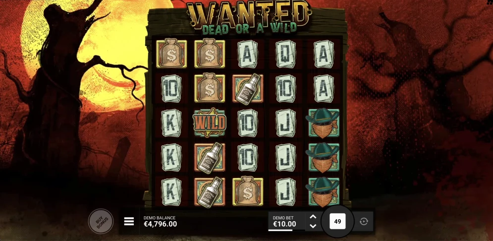 Wanted Dead Or A Wild Slot